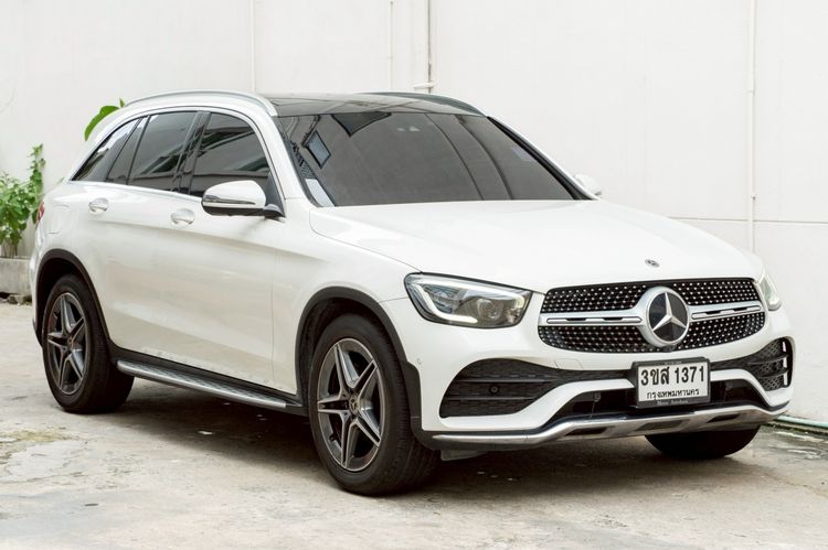 Mercedes-Benz GLC-Class 2021 GLC220d Utility-car ดีเซล ไม่ติดแก๊ส เกียร์อัตโนมัติ ขาว