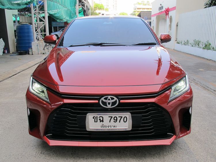 Toyota Yaris ATIV 2024 1.2 Premium Sedan เบนซิน ไม่ติดแก๊ส เกียร์อัตโนมัติ ส้ม รูปที่ 3