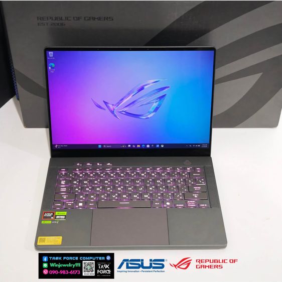 (ล็อตใหม่ปี 2026) ASUS ROG ZEPHYRUS G14 GA403UH-QS036WA - GRAY