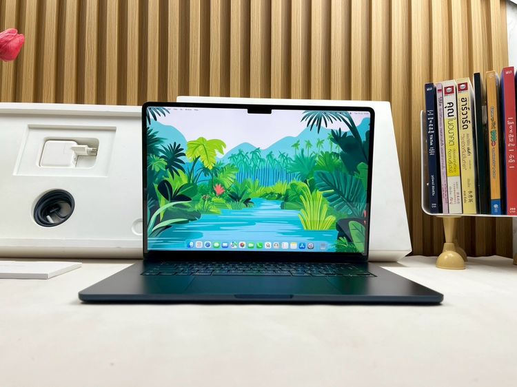 แมค โอเอส 16 กิกะไบต์ อื่นๆ ใช่ MacBook Air 15-inch M4 2025 Ram16GB SSD256GB Midnght Apple Care 5 August 2026