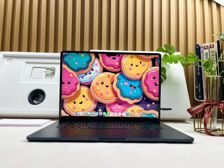 แมค โอเอส 16 กิกะไบต์ อื่นๆ ใช่ MacBook Air 15-inch M4 2025 Ram16GB SSD256GB Midnight Apple Care 5 August 2026
