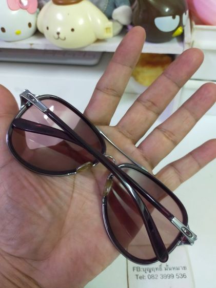 แว่นตา Oakley kick back OO 4102-5 ขนาด 58 14 137  เลนส์กันแดด เลนส๋ สายตาสั้น150 หรือเอาไปตัดใส่เลนส์ใหม่ได้ครับ สภาพดีทรงสวย รูปที่ 3