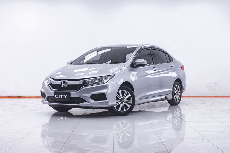 Honda City 2017 1.5 V Plus i-VTEC Sedan เบนซิน ไม่ติดแก๊ส เกียร์อัตโนมัติ เทา