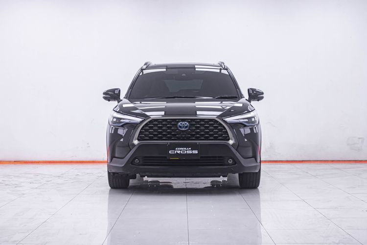 Toyota Corolla Cross 2021 1.8 Hybrid Premium Safety Utility-car ไฮบริด ไม่ติดแก๊ส เกียร์อัตโนมัติ ดำ รูปที่ 4
