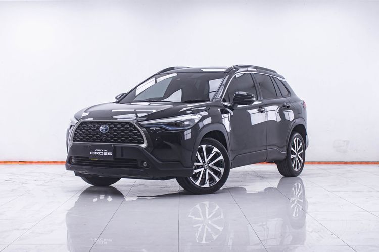 Toyota Corolla Cross 2021 1.8 Hybrid Premium Safety Utility-car ไฮบริด ไม่ติดแก๊ส เกียร์อัตโนมัติ ดำ