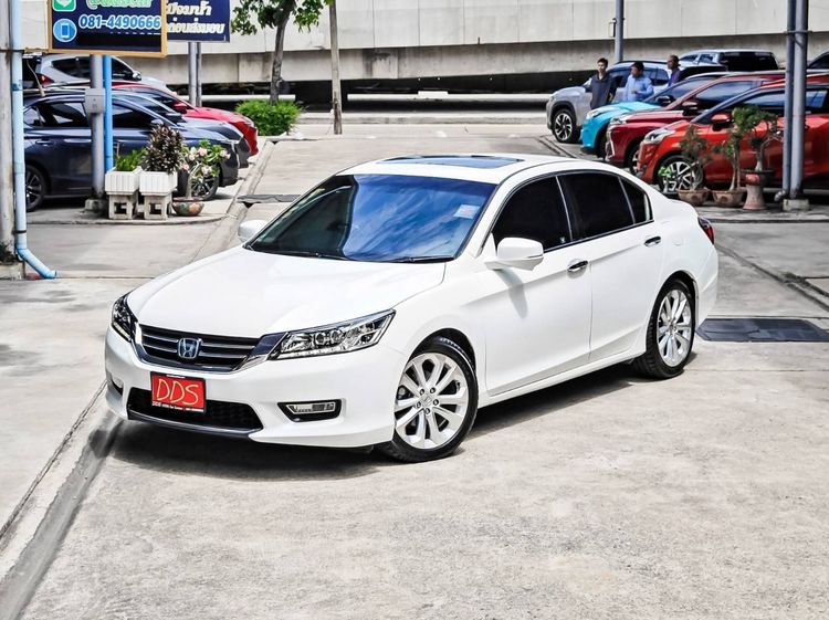 Honda Accord 2014 2.4 Tech Sedan เบนซิน เกียร์อัตโนมัติ ขาว