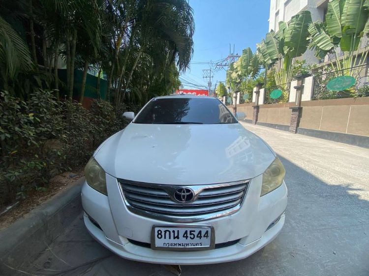 Toyota Camry 2007 2.4 V Sedan เบนซิน ไม่ติดแก๊ส เกียร์อัตโนมัติ ขาว