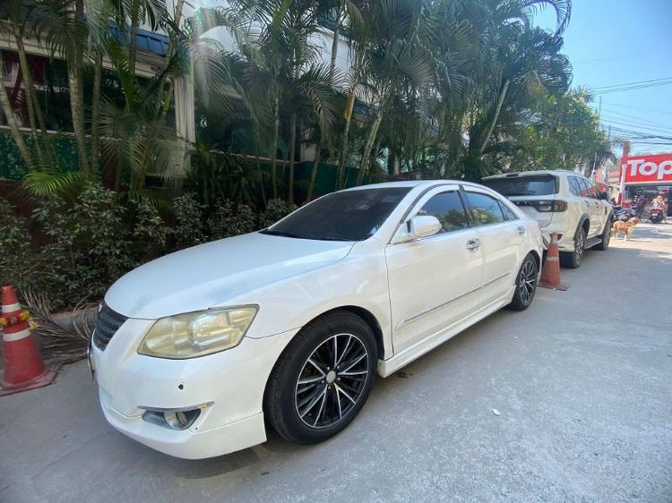 Toyota Camry 2007 2.4 V Sedan เบนซิน ไม่ติดแก๊ส เกียร์อัตโนมัติ ขาว รูปที่ 2