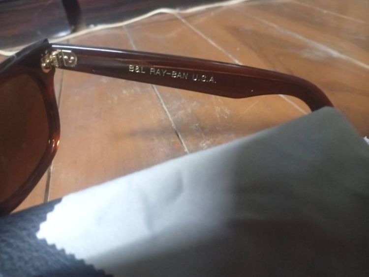 Vintage B&L RAYBAN WAYFARER  OLYMPIC 1996 ATLANTAMADE IN USAตัวฉลอง 100 ปี โอลิมปิคของแท้ 100 % สภาพนางฟ้าสวยมากๆSize 5022 ขนาด 50 mmเลนส์แท้ตรงรุ่น รูปที่ 8