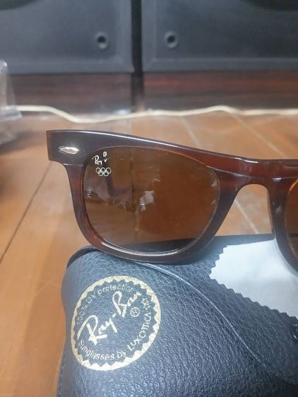 Vintage B&L RAYBAN WAYFARER  OLYMPIC 1996 ATLANTAMADE IN USAตัวฉลอง 100 ปี โอลิมปิคของแท้ 100 % สภาพนางฟ้าสวยมากๆSize 5022 ขนาด 50 mmเลนส์แท้ตรงรุ่น รูปที่ 2