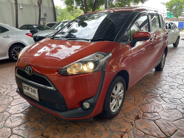 Toyota Sienta 2018 1.5 V Utility-car เบนซิน ไม่ติดแก๊ส เกียร์อัตโนมัติ ส้ม รูปที่ 3