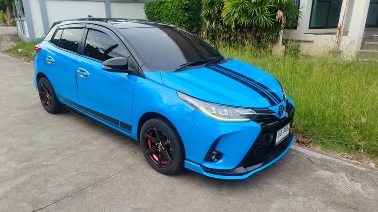 Toyota Yaris 2021 1.2 Sport Premium Sedan เบนซิน ไม่ติดแก๊ส เกียร์อัตโนมัติ ฟ้า รูปที่ 3