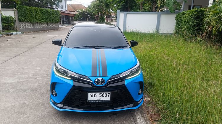 Toyota Yaris 2021 1.2 Sport Premium Sedan เบนซิน ไม่ติดแก๊ส เกียร์อัตโนมัติ ฟ้า รูปที่ 2
