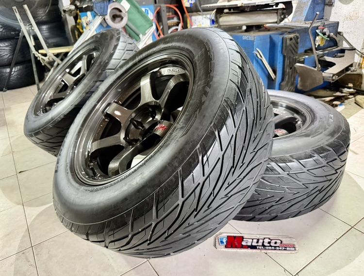 TE37SUV 18x9 ET0 6x139 เทากับหยอดแดง พร้อมยาง 265 60 18 รูปที่ 11