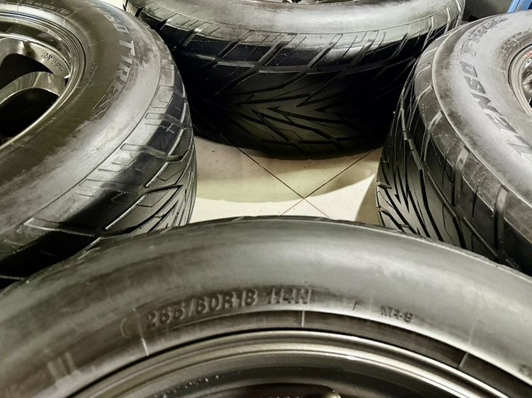 TE37SUV 18x9 ET0 6x139 เทากับหยอดแดง พร้อมยาง 265 60 18 รูปที่ 8