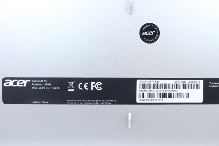 ACER ASPIRE LITE 15 Ryzen 5 7430U RAM16.512GB  รูปที่ 16
