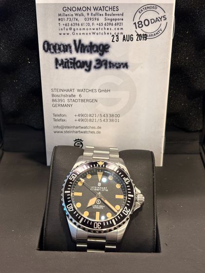 Steinhart Ocean One 39 Black Ceramic รูปที่ 2