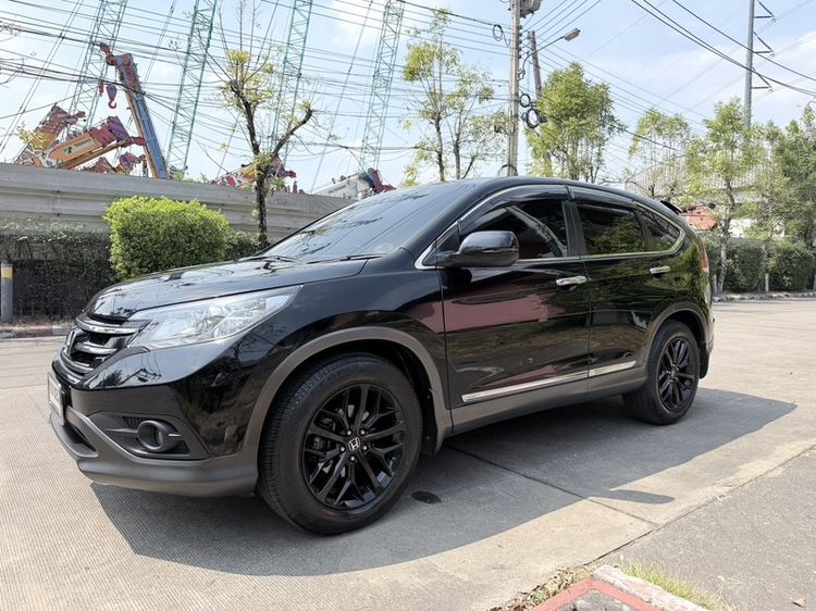 Honda CR-V 2013 2.4 E 2WD Utility-car เบนซิน เกียร์อัตโนมัติ ดำ รูปที่ 4