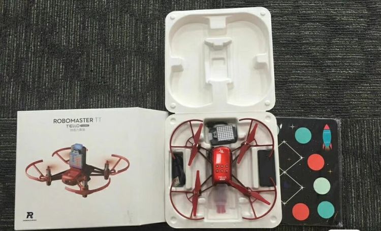 โดรน DJI Tello รุ่นล่าสุด (พร้อมหลักสูตรฝึกอบรมครบชุด) รุ่นอัพเกรดของโดรน Tello รับประกันสินค้าใหม่เอี่ยม ไม่เคยแกะกล่อง เหมาะสำหรับบุคคลทั่