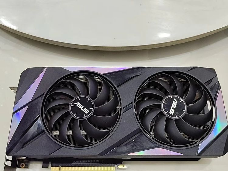 การ์ดจอ ASUS RTX 3060 Megalodon แบบพัดลมคู่ มี VRAM 12GB  รูปที่ 2
