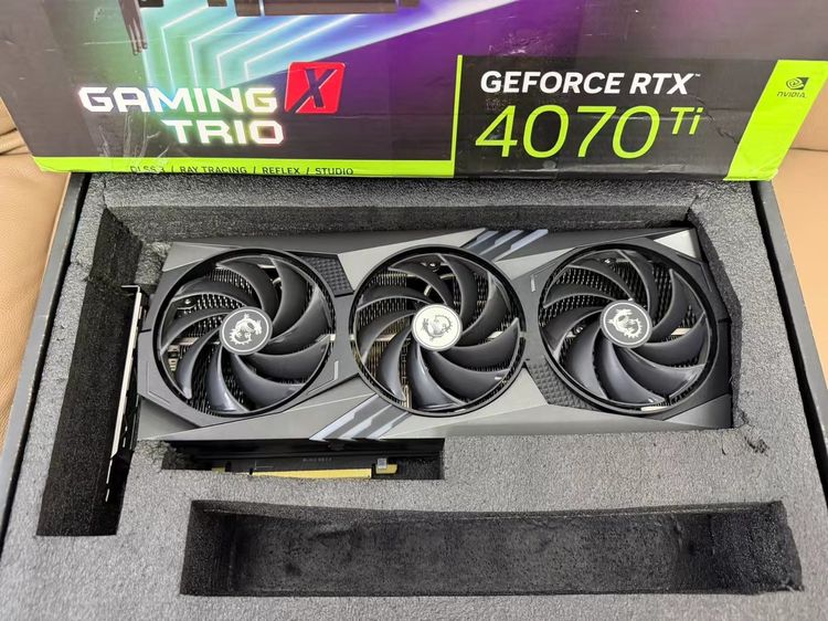 การ์ดจอ 4070 12G Turbo Edition ใหม่เอี่ยม ยังไม่แกะกล่อง พร้อมส่งทันที ประสิทธิภาพสูง เหมาะสำหรับทั้งการเล่นเกมและการใช้งานทั่วไป รับประกัน 