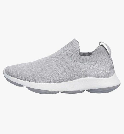 รองเท้าออกกำลังกาย อื่นๆ ผู้หญิง Hush Puppies Free Bounce Max Slip On Traiber ฮัช พัปปี้ส์ รองเท้าสลิปออน ใส่เดิน ออกกำลังกาย สีเทา ขนาด US 7/240 cm.