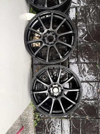 ล้อลาย Advan RS (งานเทียบ) สี Dark Gun Metalicขอบ 16  4 รู 100 รูปที่ 9