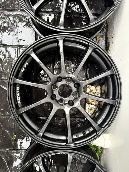 ล้อลาย Advan RS (งานเทียบ) สี Dark Gun Metalicขอบ 16  4 รู 100 รูปที่ 4