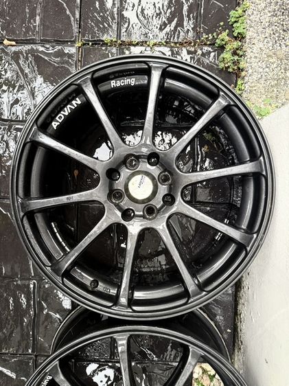ล้อลาย Advan RS (งานเทียบ) สี Dark Gun Metalicขอบ 16  4 รู 100