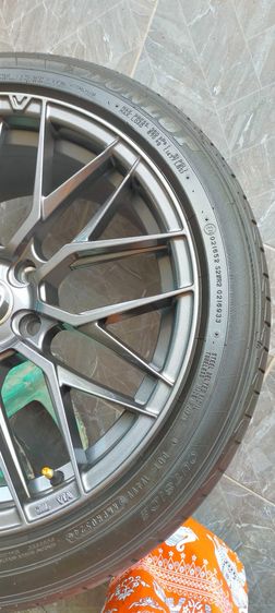 แม็กขอบ18 สีอบpowder coat พร้อมยางดันลอป 235 45 18 ปี24 ใส่ camry innova ได้ทุกรุ่น รูปที่ 8