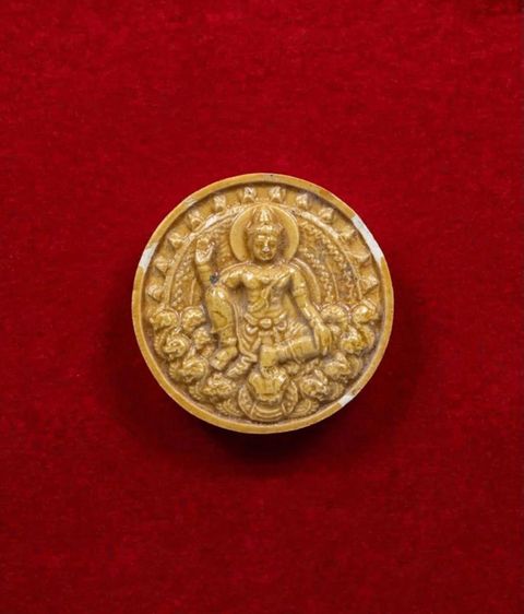 จตุคามรามเทพ เนื้อผงเคลือบ รุ่นรวยไม่เลิก วัดพระมหาธาตุวรมหาวิหาร 2550