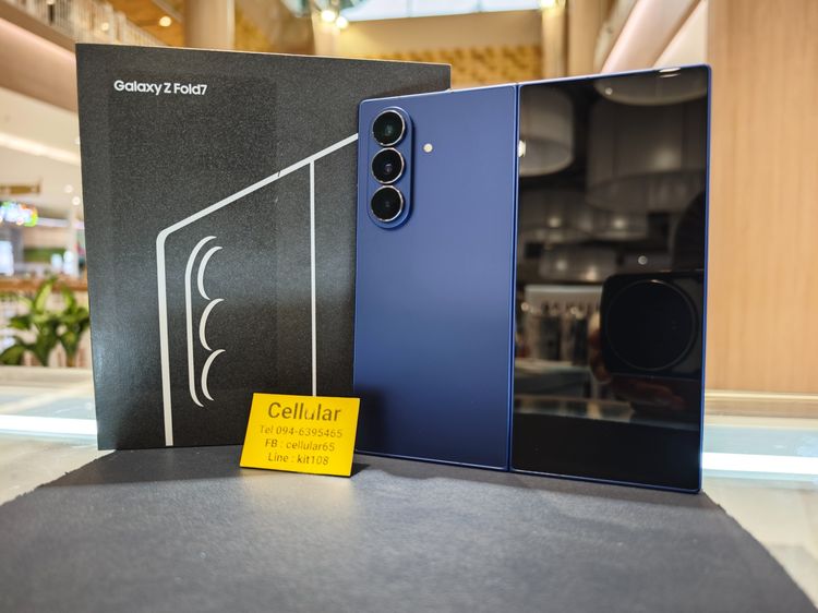 Samsung 256 GB อื่นๆ Z Fold7 256GB Blue Shadow สวยไร้รอย เครื่องไทย ครบกล่อง