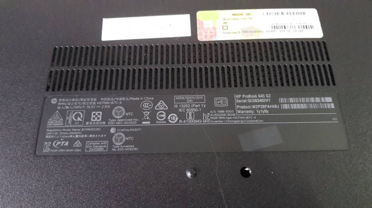 ขายโน๊ตบุ๊คHP Notebook HP ProBook AMD PRO A8-8600B 4core SSD 128GB Ram 8GB จอ 14  ที่ชาร์จ กระเป๋า สภาพสวย ทำงานออฟฟิต ดูหนัง ฟังเพลง เล่นเก รูปที่ 9