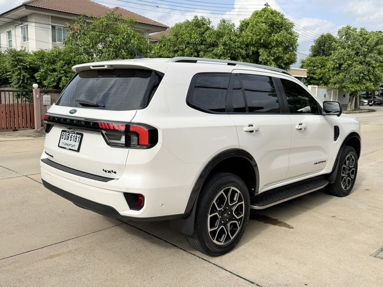 Ford Everest 2023 2.0 Bi-Turbo Wildtrak 4WD Utility-car ดีเซล ไม่ติดแก๊ส เกียร์อัตโนมัติ ขาว รูปที่ 3