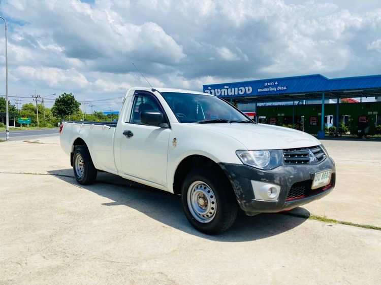 Mitsubishi Triton 2012 2.4 GL Pickup เบนซิน LPG เกียร์ธรรมดา ขาว