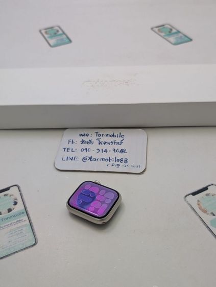 ขาย เทิร์น Apple Watch Series 8 45 mm Gps Starlight Sport Band ศูนย์ไทย อุปกรณ์ครบยกกล่อง สุขภาพแบต 77 เพียง 3,790 บาท ครับ รูปที่ 2