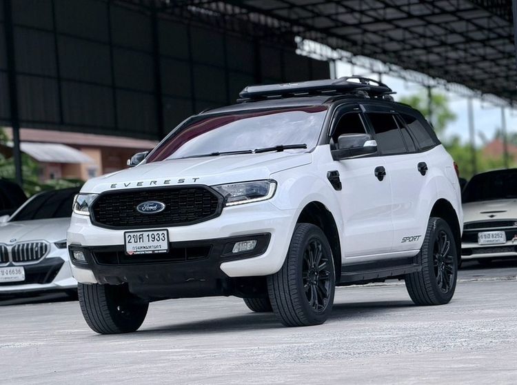 Ford Everest 2022 2.0 Turbo Sport Utility-car ดีเซล ไม่ติดแก๊ส เกียร์อัตโนมัติ ขาว รูปที่ 3