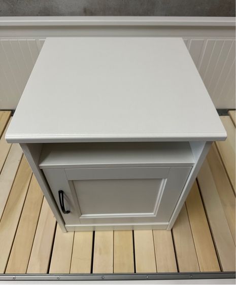 ตู้ข้างเตียง IKEA SONGESAND สีขาว  รูปที่ 3