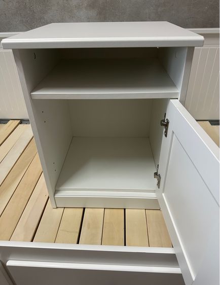 ตู้ข้างเตียง IKEA SONGESAND สีขาว  รูปที่ 4
