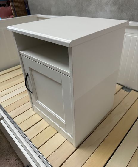 ตู้ข้างเตียง IKEA SONGESAND สีขาว  รูปที่ 2