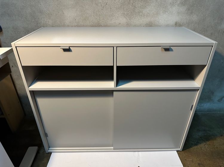 ตู้เก็บของ IKEA SPIKSMED สีเทาอ่อน รูปที่ 5