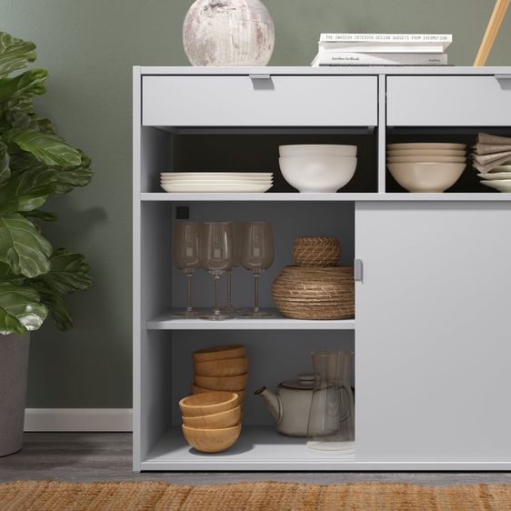 ตู้เก็บของ IKEA SPIKSMED สีเทาอ่อน รูปที่ 2
