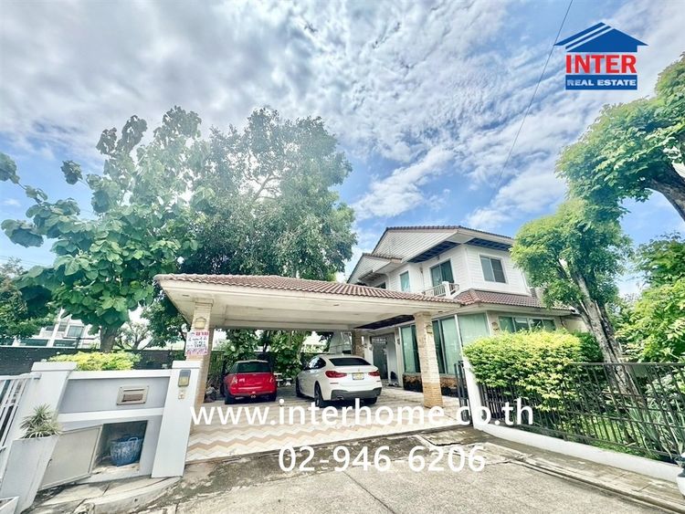 บ้านเดี่ยว 2 ชั้น 92.2 ตร.ว. หมู่บ้านชัยพฤกษ์ บางใหญ่ ซอยเลียบคลองถนน ถนนกาญจนาภิเษก ถนนจันทร์ทองเอื่อม บางใหญ่ นนทบุรี