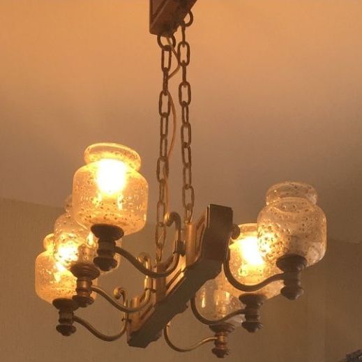 ของตกแต่งบ้านอื่นๆ โคมไฟแขวนสไตล์ French Vintage 6 ดวง