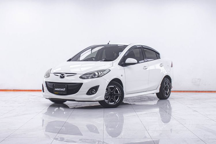 Mazda Mazda 2 2012 1.5 Elegance Groove Sedan เบนซิน ไม่ติดแก๊ส เกียร์อัตโนมัติ ขาว