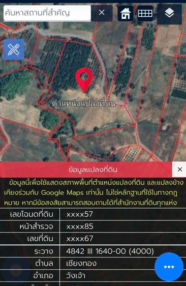 ที่ดินเปล่า ติดถนนพหลโยธิน ในอำเภอวังเจ้า จังหวัดตาก เนื้อที่ 33-0-21 ไร่ ใกล้แยกวังเจ้า รูปที่ 3