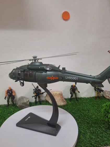 โมเดลเฮลิคอปเตอร์ Z-20 เป็นโลหะ ยาว 36 ซม. รูปที่ 9