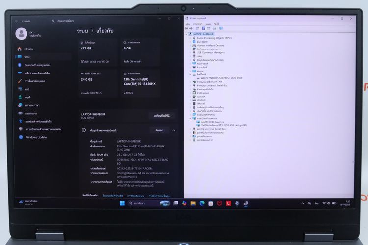 LENOVO LOQ Core i5-13450HX.RTX3050 RAM24.512GB  รูปที่ 2