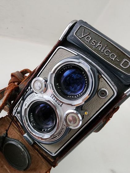 อื่นๆ 📸 [ส่งต่อ] กล้องฟิล์มวินเทจเลนส์คู่ Yashica-D TLR (Medium Format) พร้อมเคสหนังแท้ตรงรุ่น