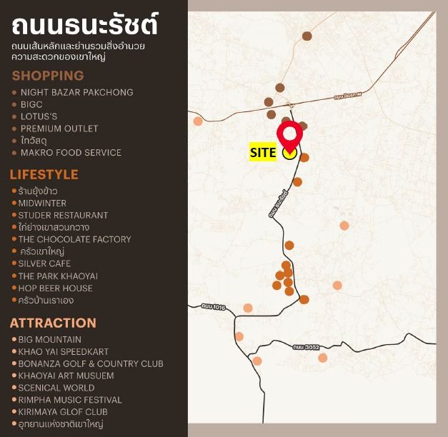 ขายที่ดินติดถนนธนะรัชต์ เขาใหญ่ ทำเลศักยภาพสำหรับโครงการขนาดใหญ่ รูปที่ 2